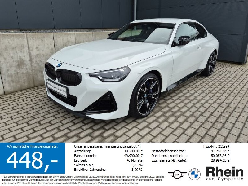 BMW M240i xDrive Coup SAG hk/SH/ParkAssi/PRIVACY