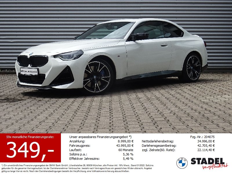 BMW M240i xDrive M-Technik LivePro HiFi-h/k elGSD SH