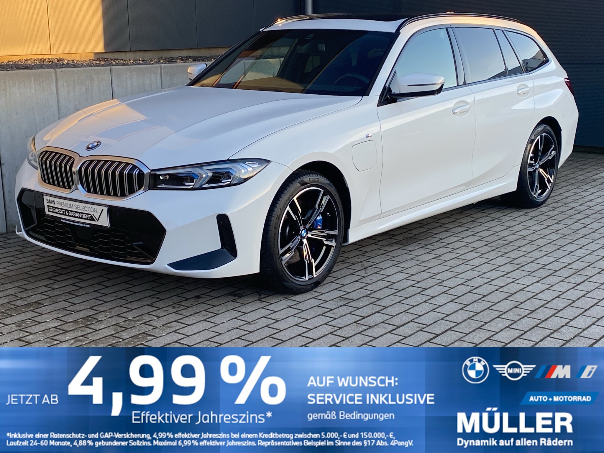 BMW 330e xDrive Touring M Sport AHK/LED+/ACC+/360