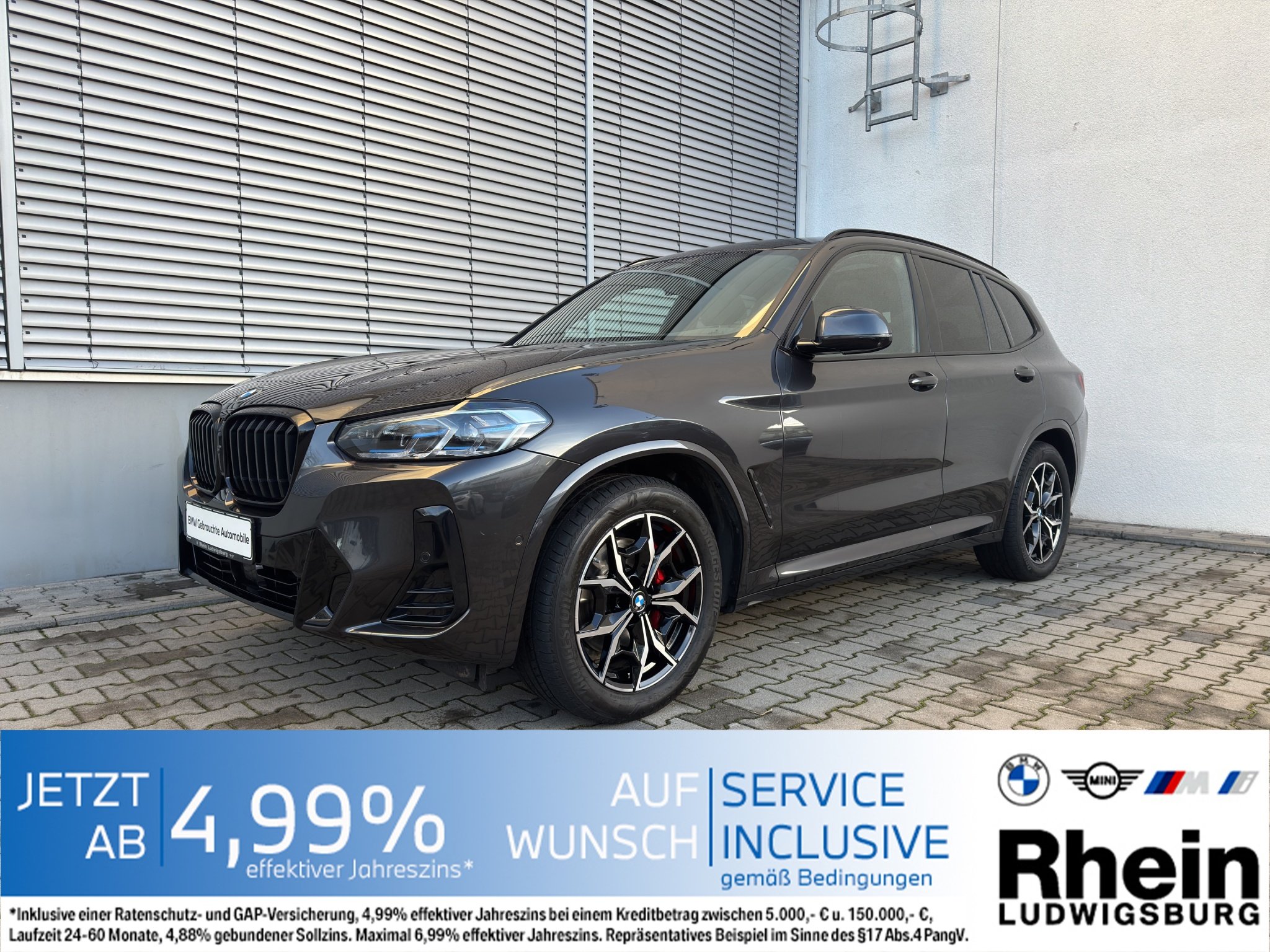 BMW X3 xDr30i M Sportpaket Laser HUD ParkAs+ Pano