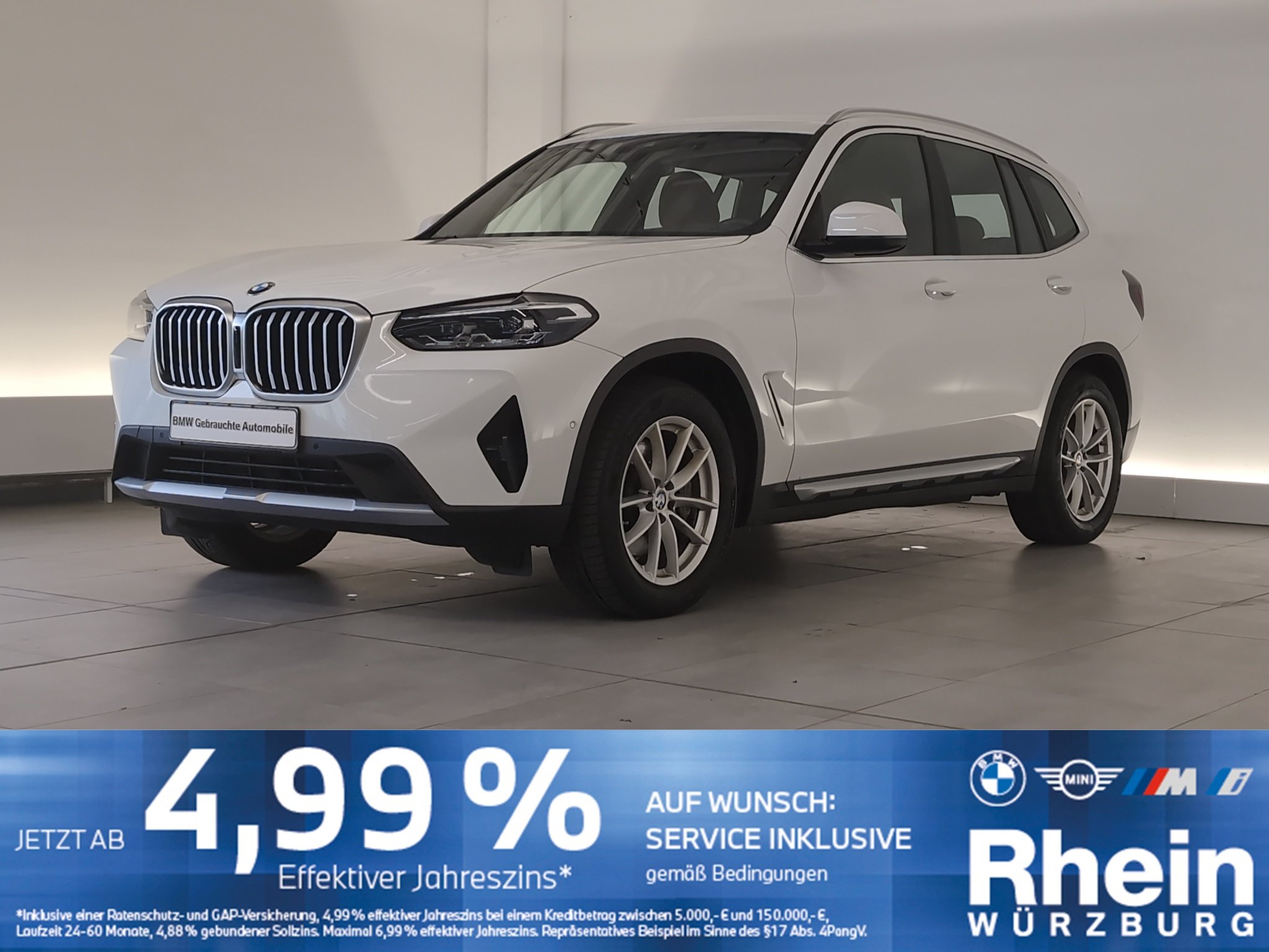 BMW X3 xDrive30i Navi/LED/AHK/RFK/SHZ/Apple/PDC v+h