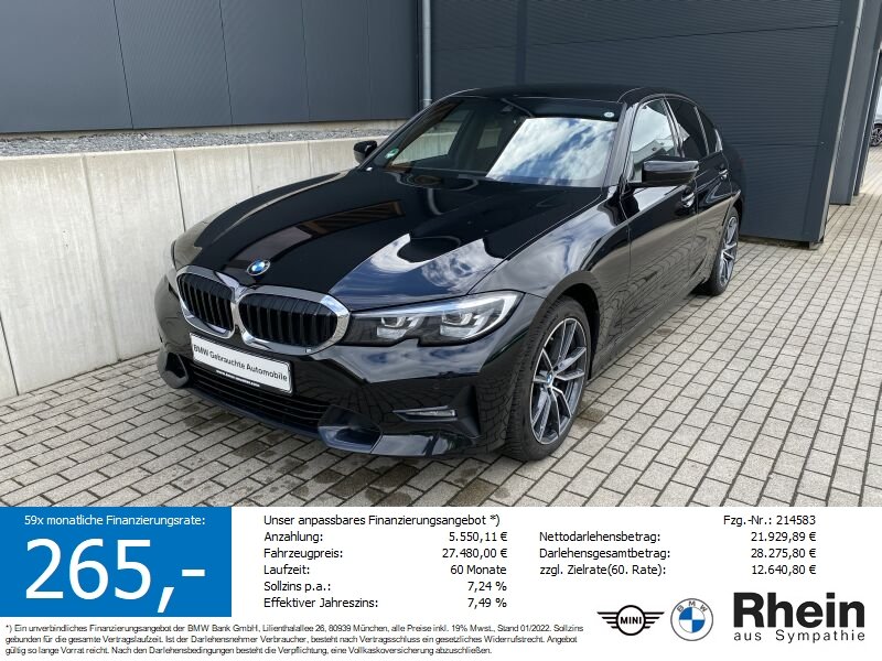 BMW 318d A Sport Line HUD/360/PRIVACY/DAB/TEMPO/SH