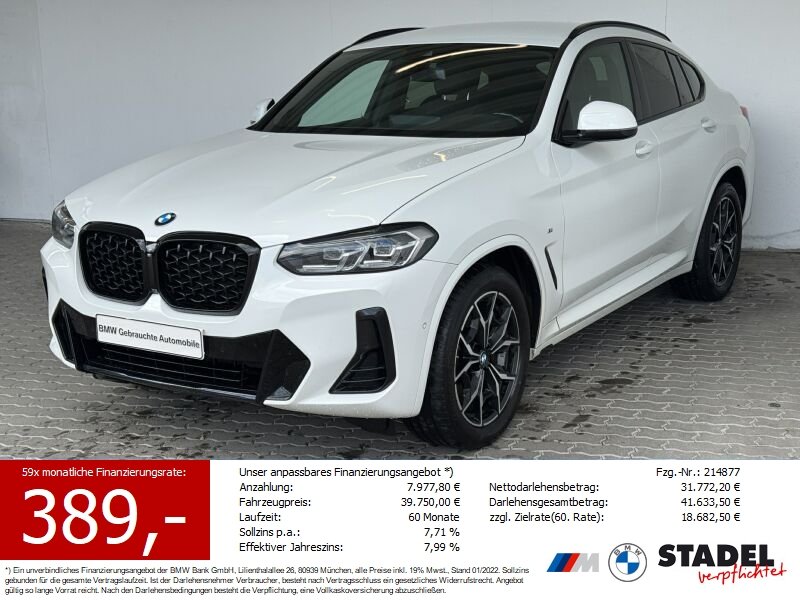 BMW X4 xDrive30d M Sport Navi.LED.AHK.RFK.HiFi.WLAN