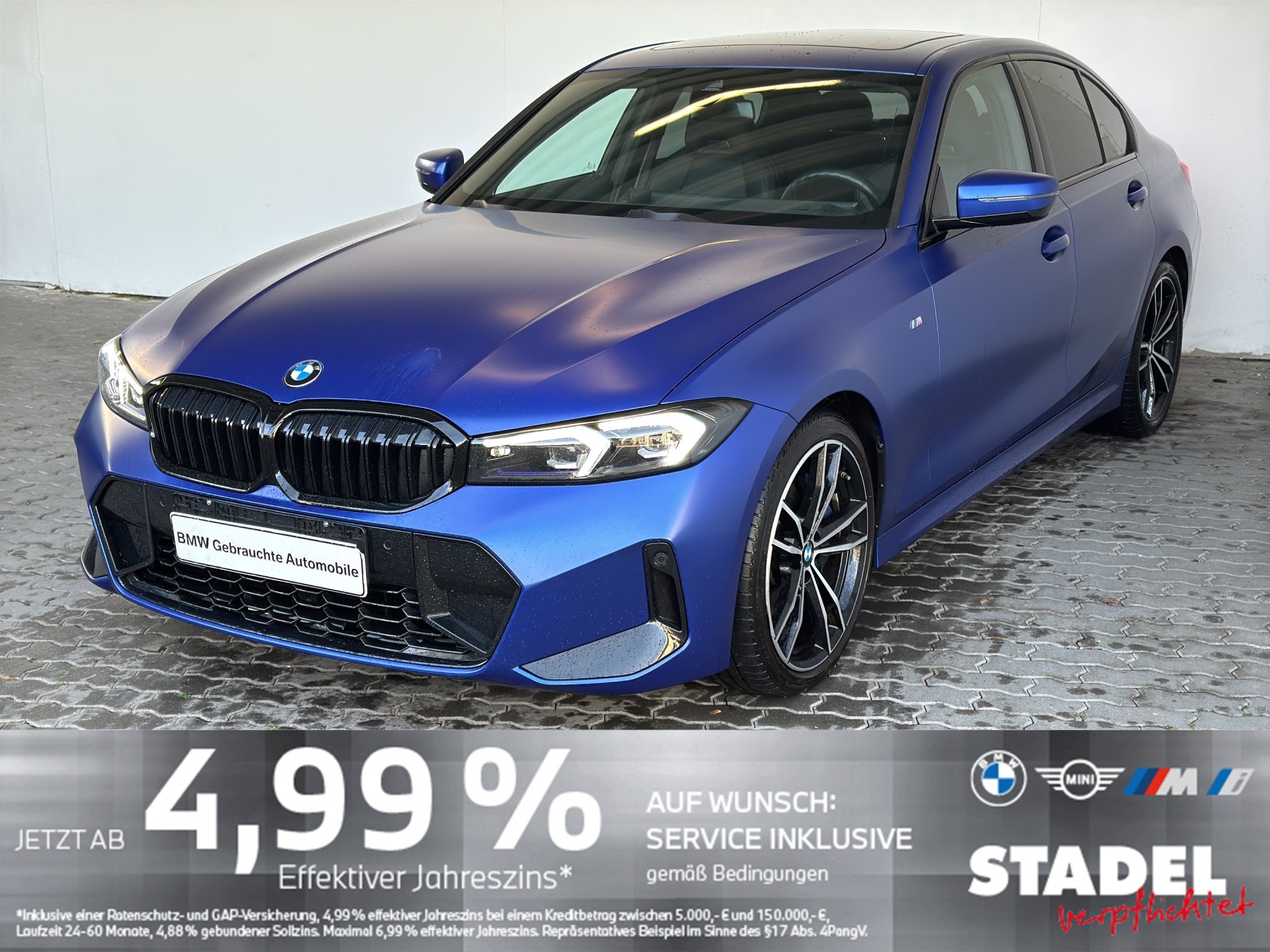 BMW 330i Lim. M Sport Navi.LED.HarmKard.RFK.Glasdach