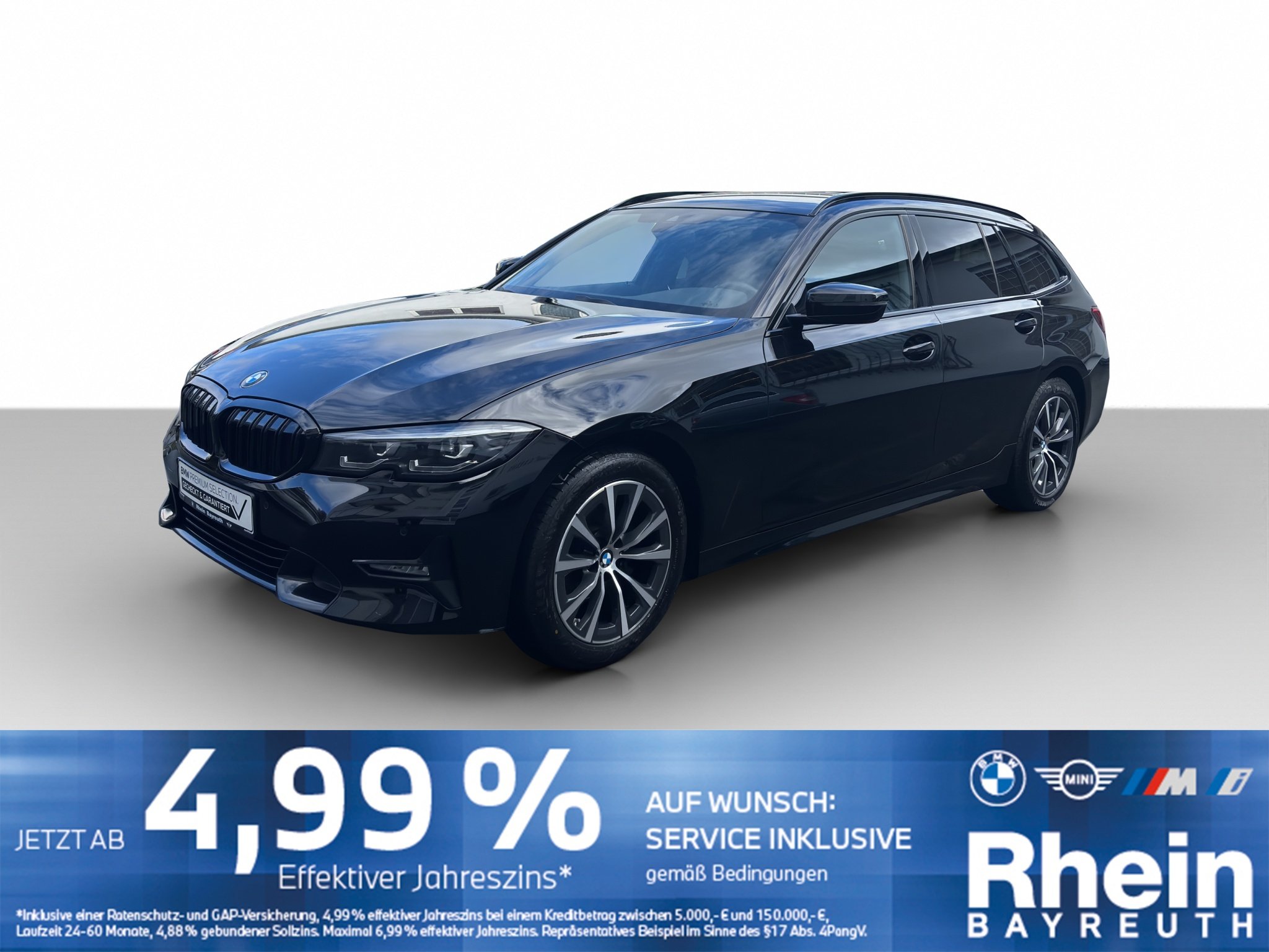 BMW 318d Touring Sport Line Navi LED Hifi HK AHK