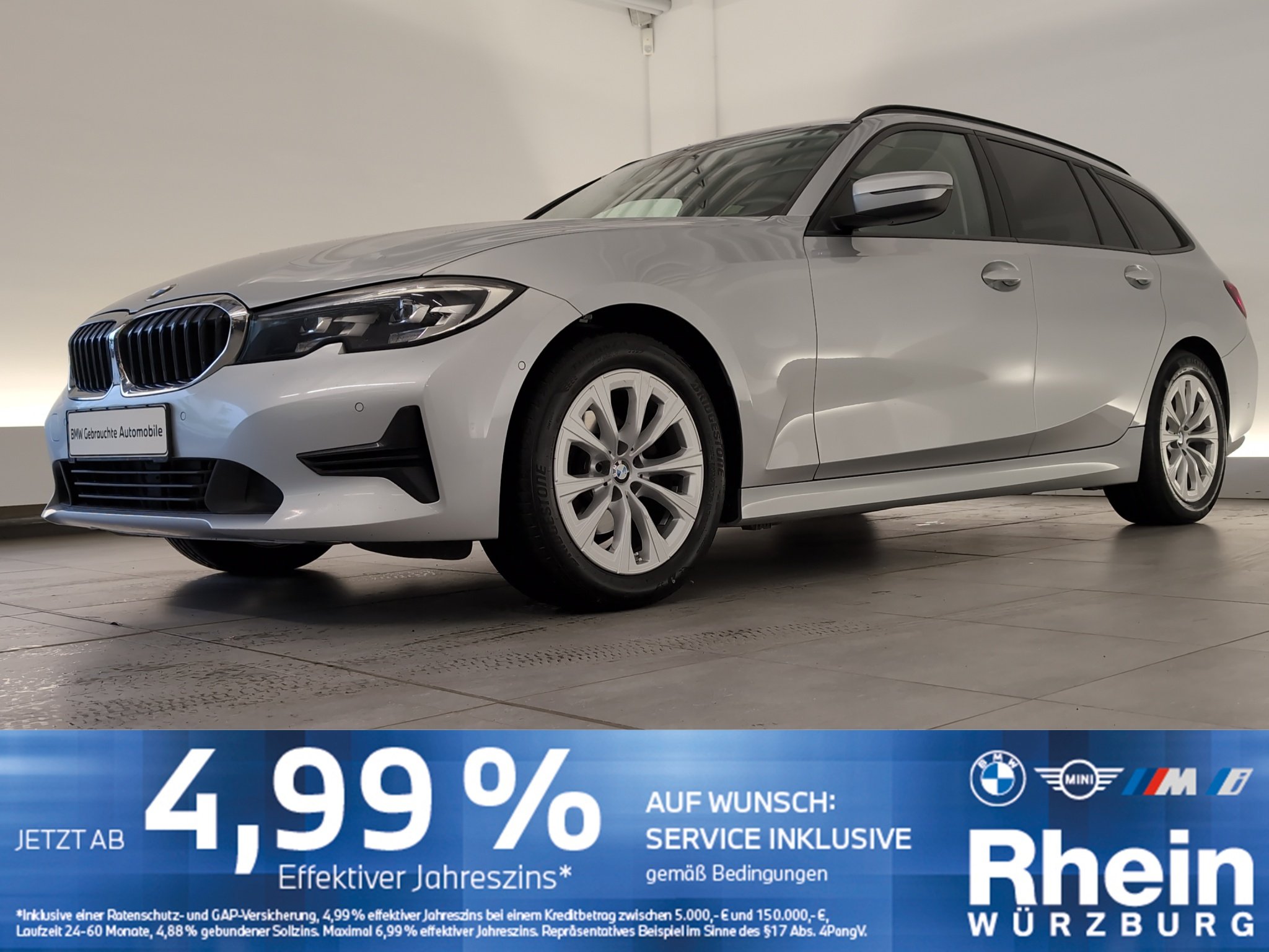 BMW 318d Touring Navi/LED/AHK/RFK/HuD/DAB