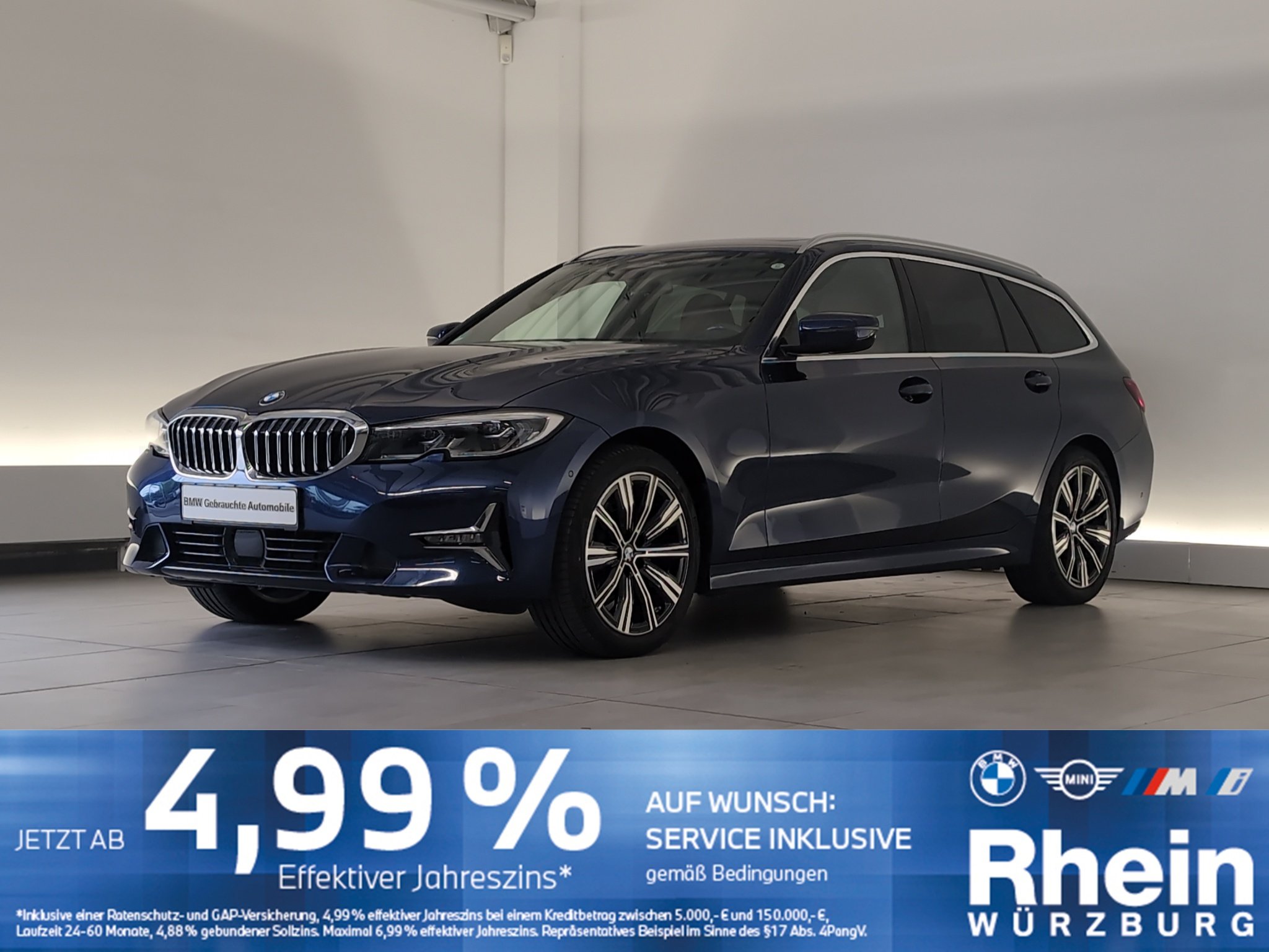 BMW 320d Touring Luxury Line Navi/Laser/RFK/Pano/HuD