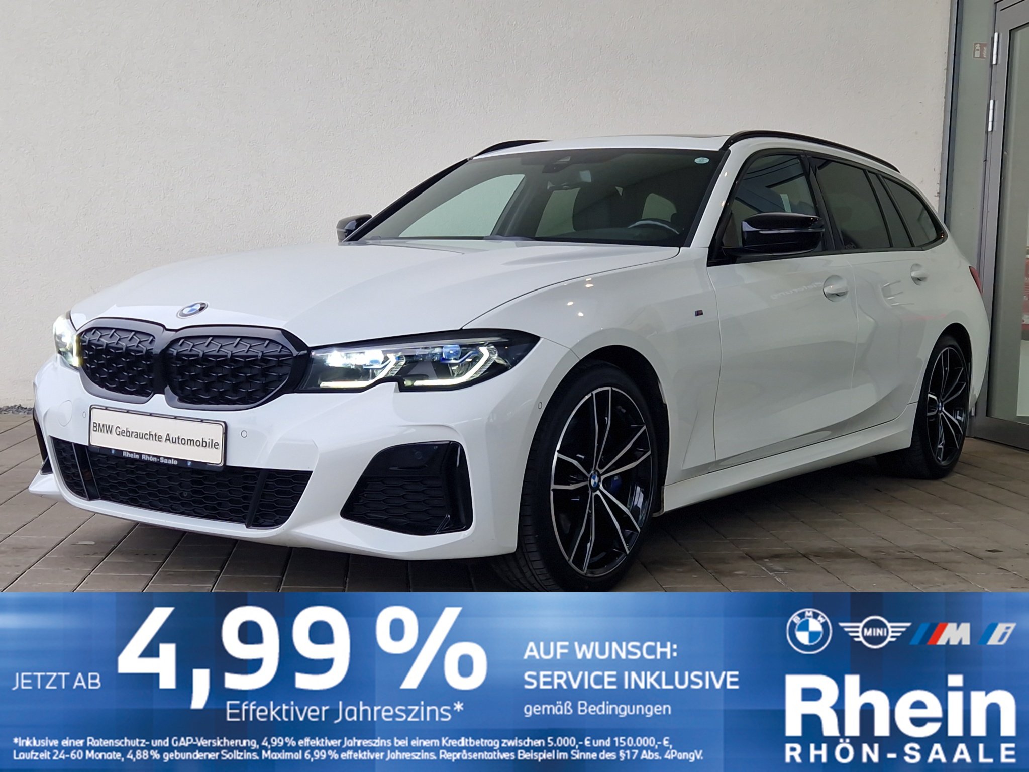 BMW M340i Touring H/K.AHK.PANO.DriveA.Laser.Navi.SH