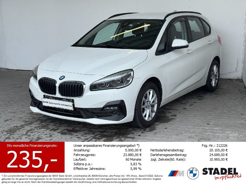 BMW 216d Gran Tourer Advantage Navi.LED.ParkAs.DAB