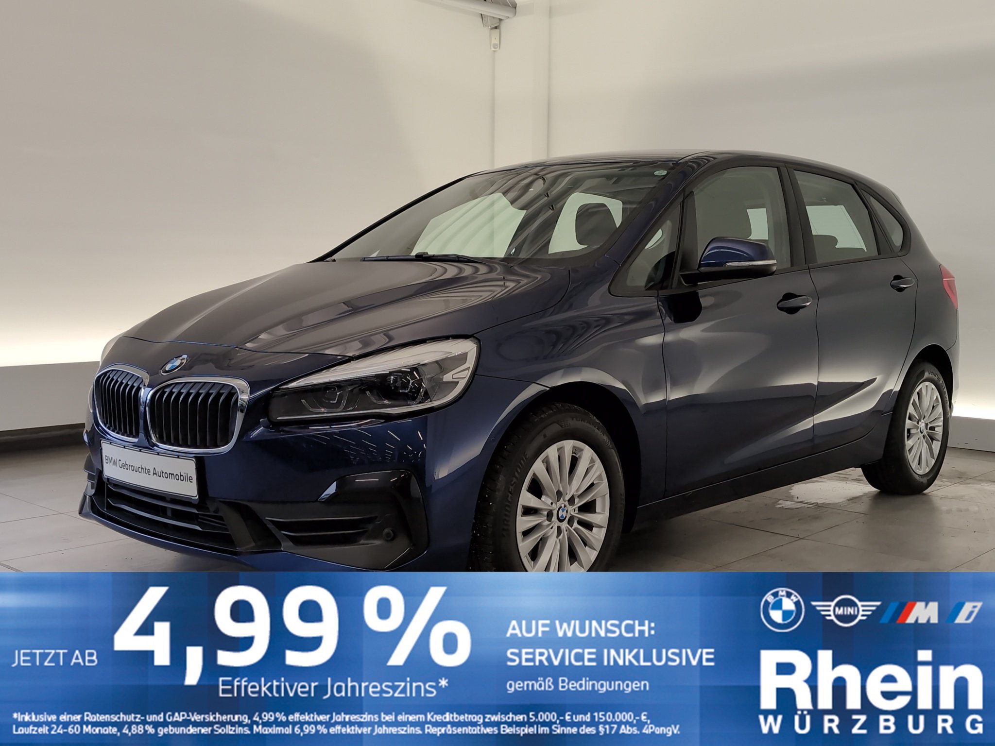 BMW 218d Active Tourer LED/PDC vo+hi/Sport-Lr