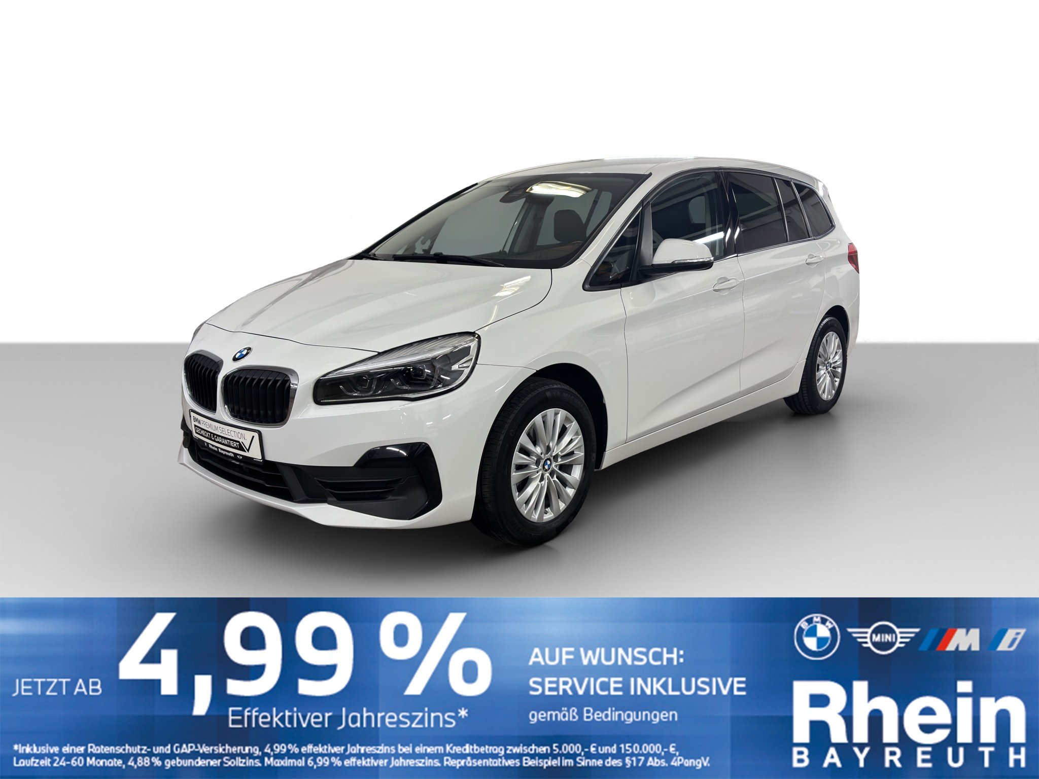 BMW 218i Gran Tourer Advantage Navi LED Lenkradheiz.