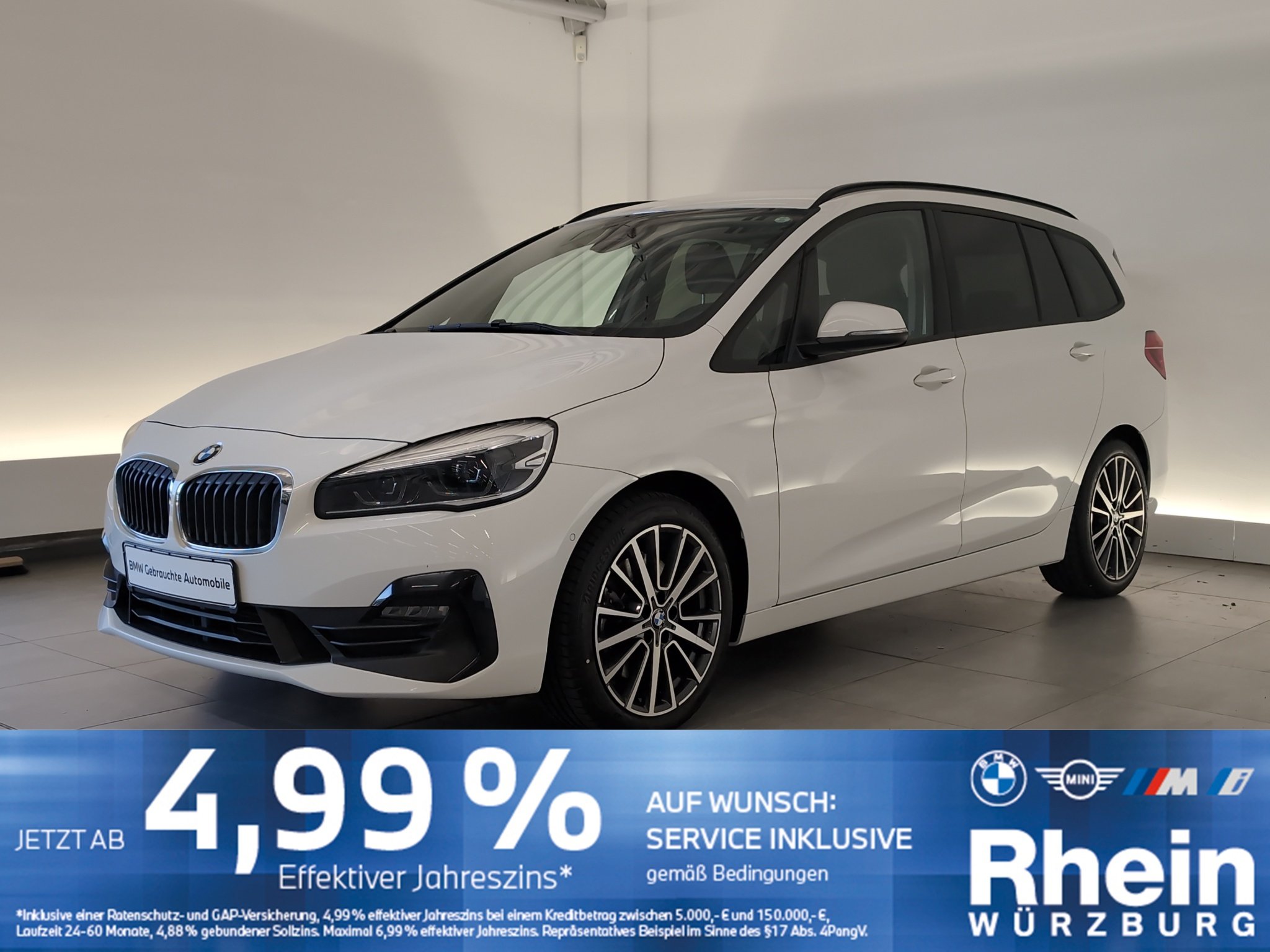 BMW 220d Gran Tourer Navi/LED/SHZ/HuD/HiFi