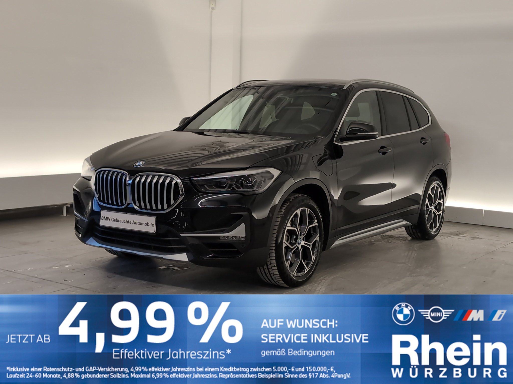 BMW X1 xDrive25e xLine Navi/LED/AHK/RFK/PDCvo+hi/SHZ