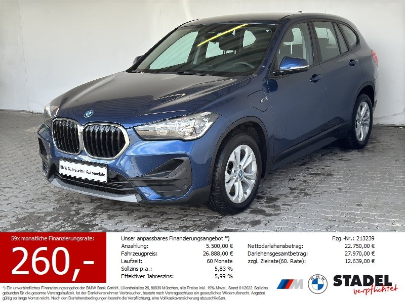 BMW X1 xDrive25e Advantage Navi+.ACC.HuD.R&uuml;Kam.DAB