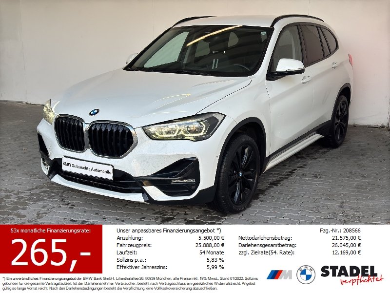BMW X1 sDrive18d Sport Line Navi+.LED.HuD.ACC.RFK
