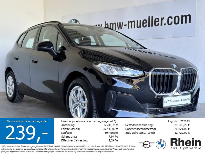 BMW 220i Active Tourer Navi/LED/RFK/SHZ/Apple