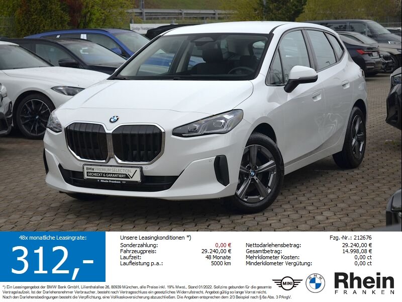 BMW 220i Active Tourer Navi.AHK.Ad.LED.Kamera.Keylss