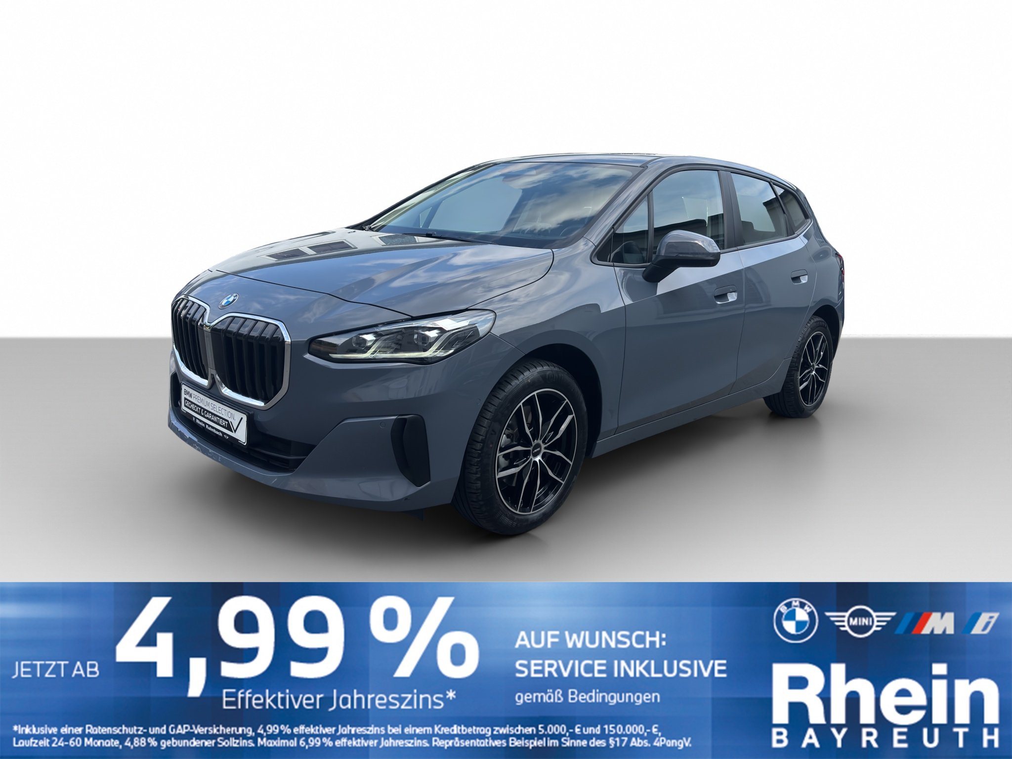BMW 220i Active Tourer Navi AdapLED HUD ACC Hifi GSD