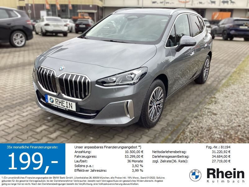 BMW 220i Active Tourer Luxury Line sofort verf&uuml;gbar