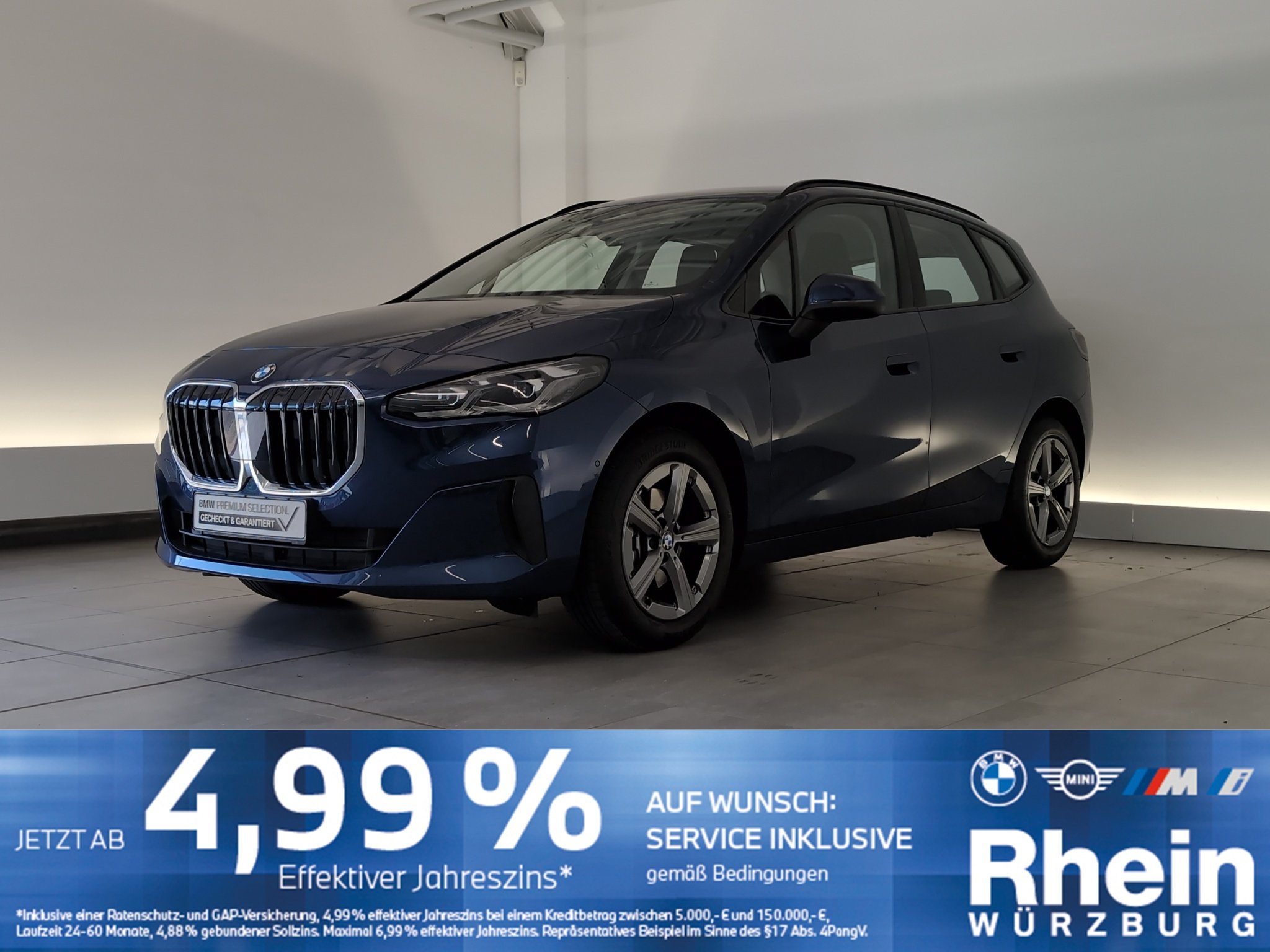 BMW 220i Active Tourer Navi/LED/AHK/SHZ/LR-Hz