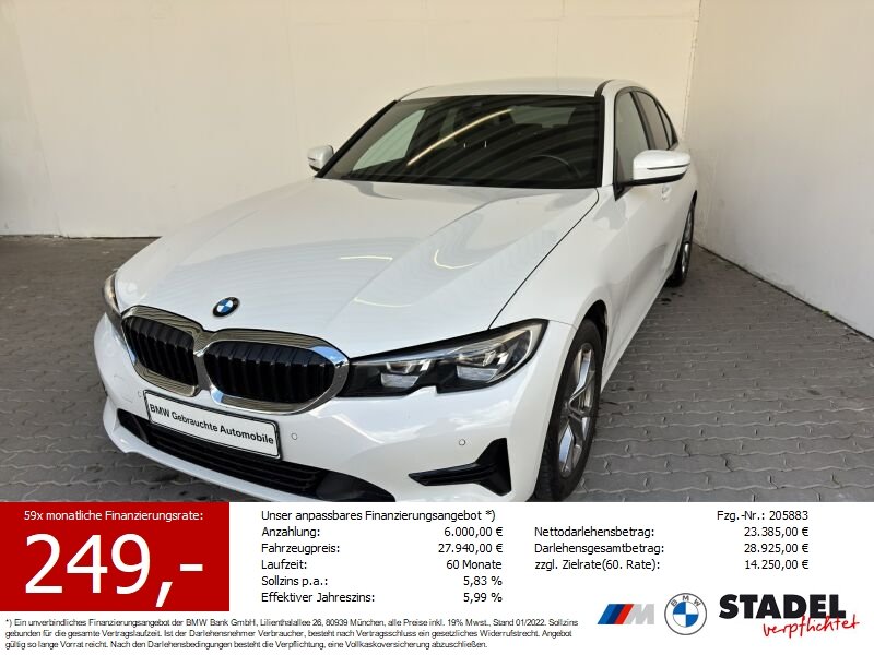 BMW 318i Lim. Nav.LED.PDCvo+hi.Sport-LR.HiFi.DAB