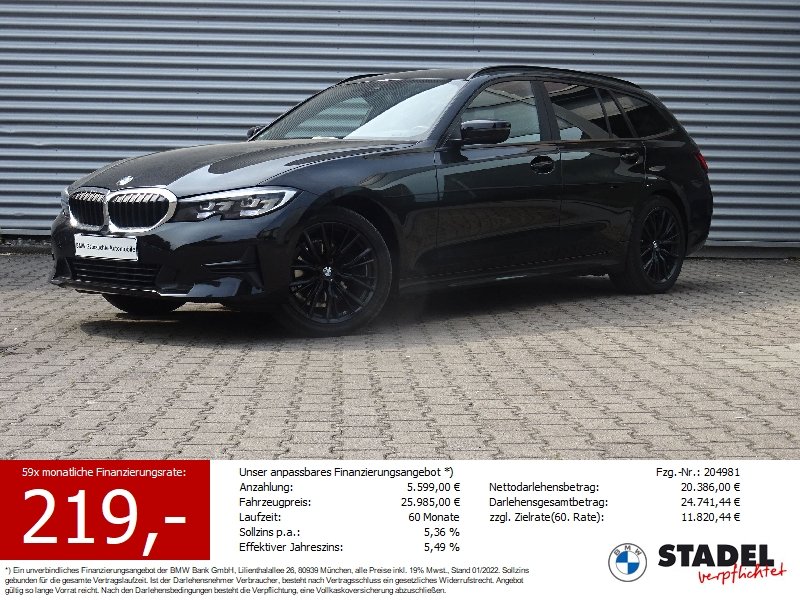 BMW 318i Tour. Advantage LivePro CarPlay LM SH PDC