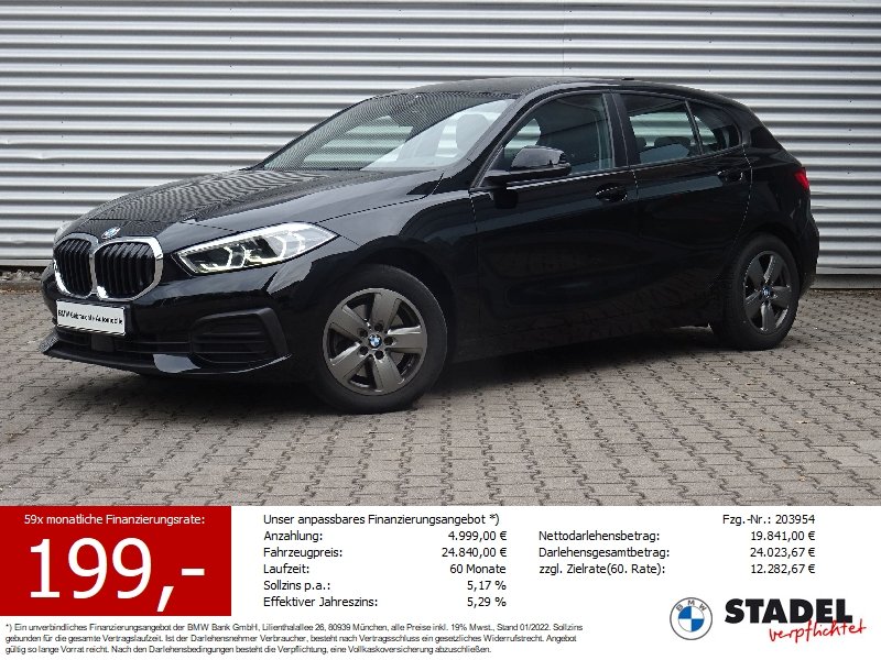 BMW 118i Lim. Advantage LED LivePro CarPlay LM SH