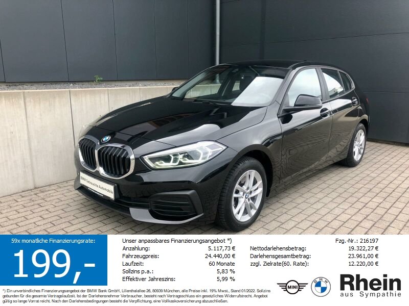 BMW 118i DKG Advantage LED/TEMPO/PDC/DAB/SH/M-LENKRA