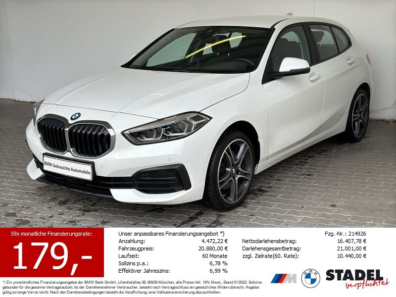 BMW 118i Advantage Navi.LED.PDCv+h.Apple/Android.SHZ