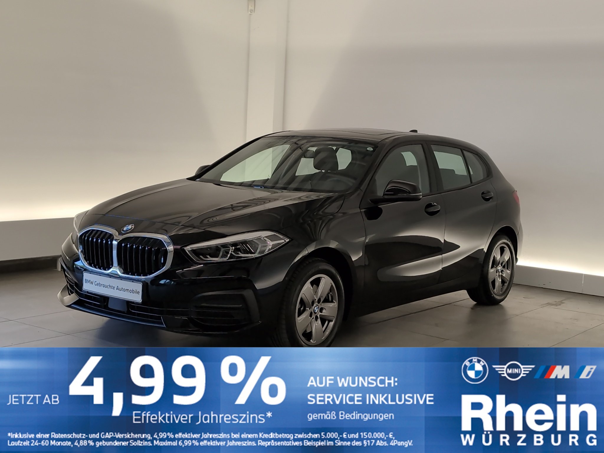 BMW 118i Navi/LED/RFK/SHZ/DAB/Tempomat