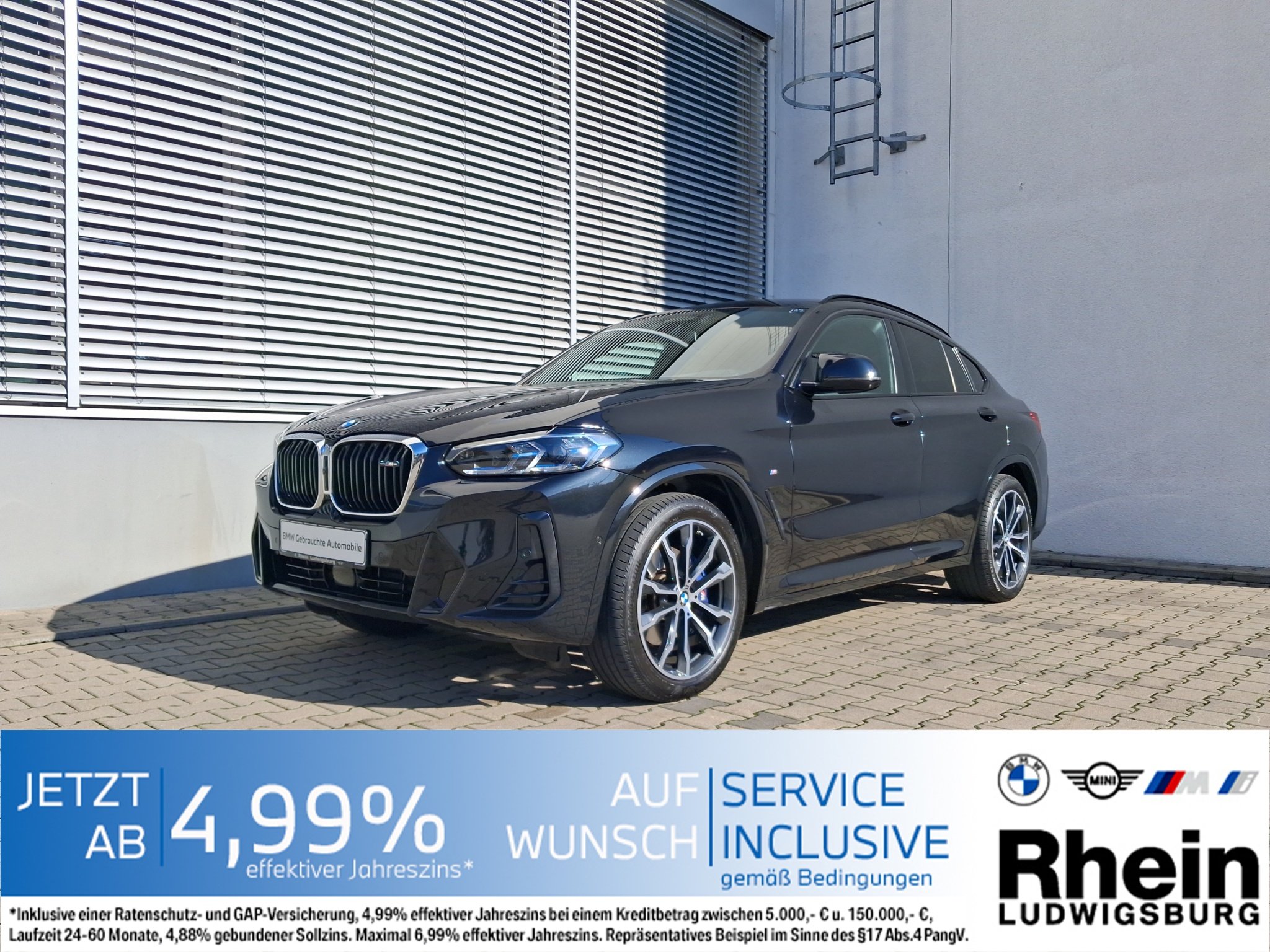 BMW X4 M40d Laser Navi SHZ HUD HiFi ParkAs+ AHK