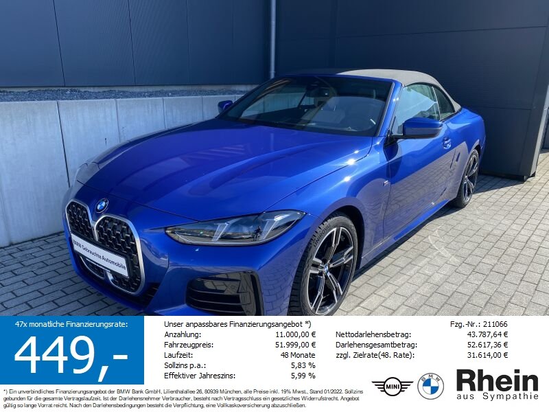 BMW 420i SAG M Sport LHZ/360/GALVANIK/NACKEN/TEMPO