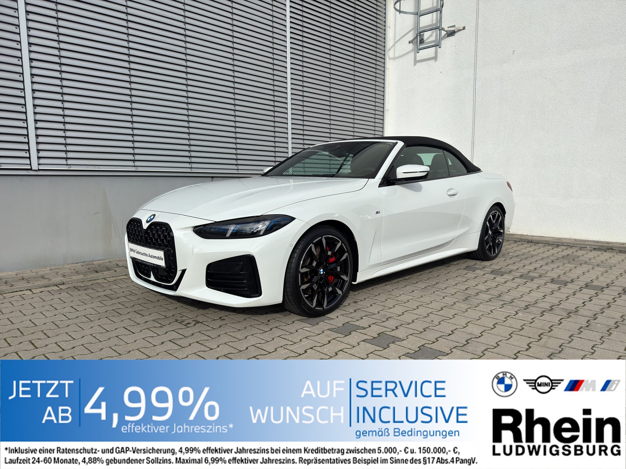 BMW 420i Cabrio LED Navi DrivAs ParkAs+ HiFi SHZ