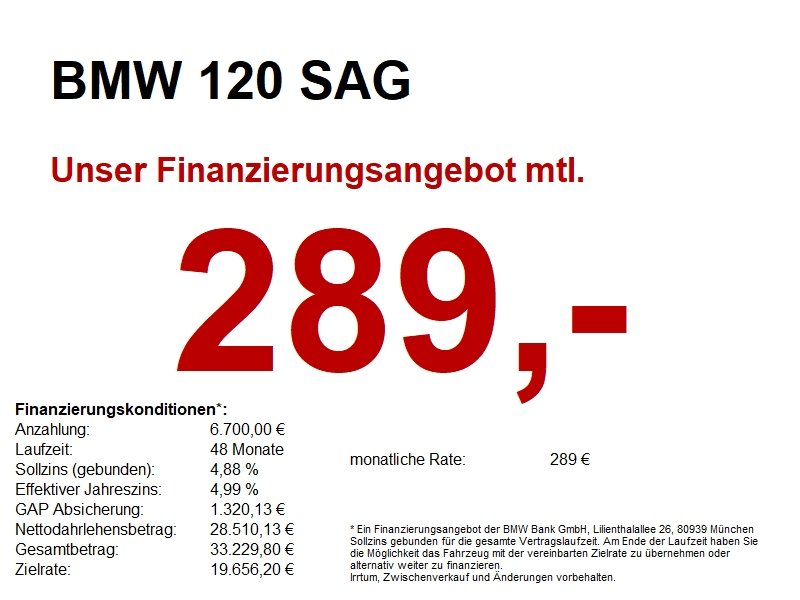 BMW 120 SAG M Sport Pro AHK/HUD/ACC/K-ZUG/M-GURT