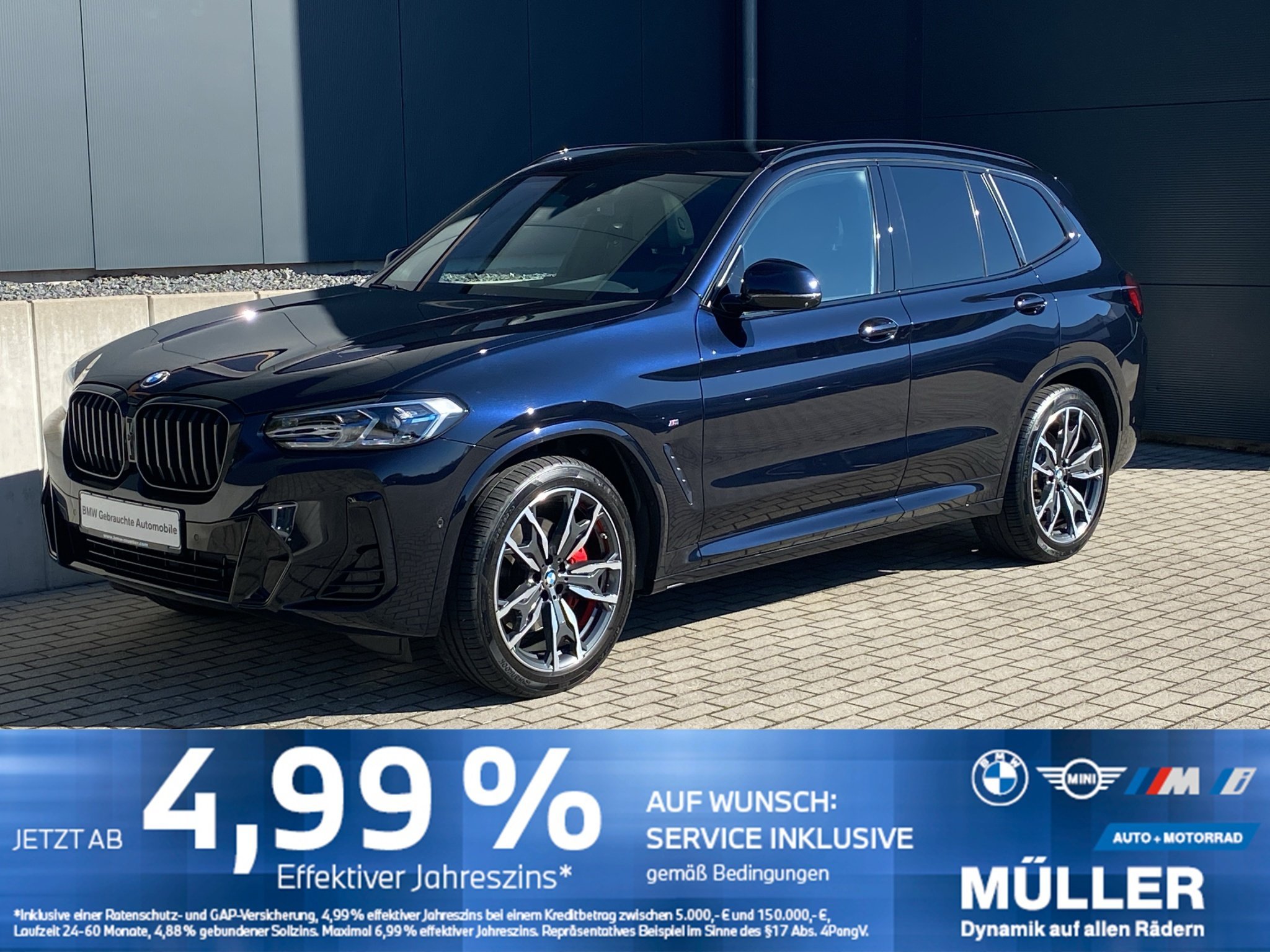 BMW X3 xDrive30d SAG M Sport AHK/SHZ/LASER/PANO/360