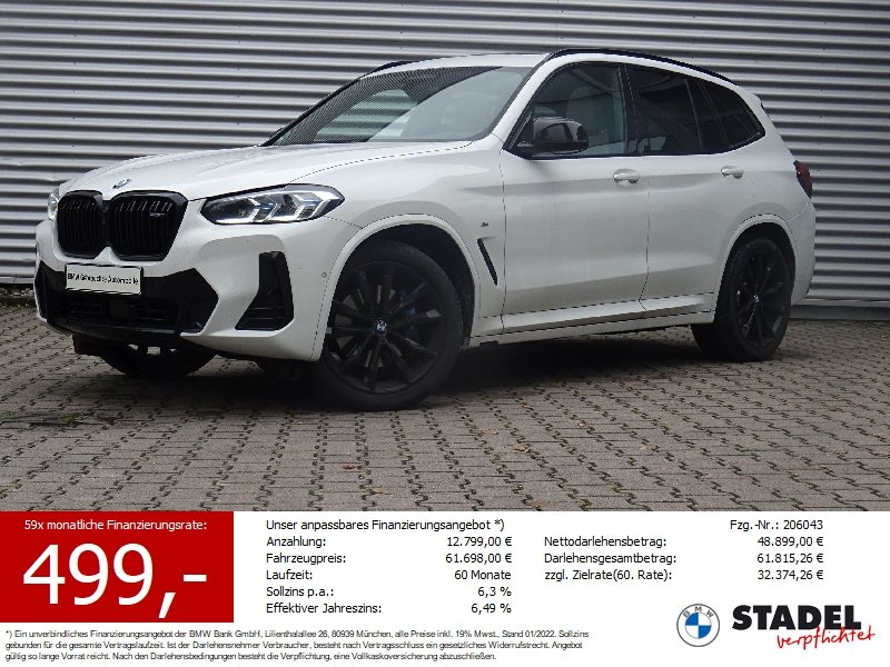 BMW X3 M40i Laser Standheizung HuD HiFi-h/k AHK Pano