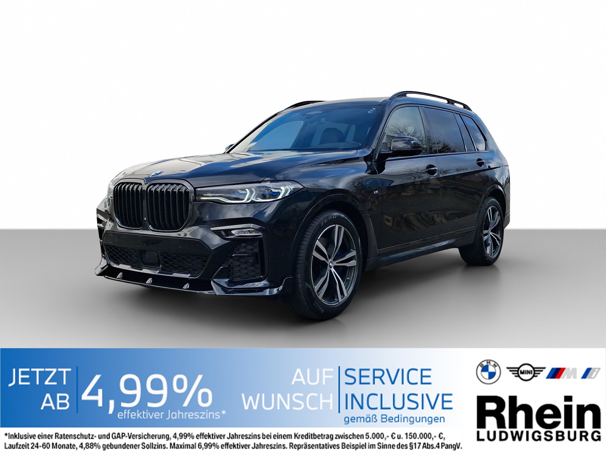 BMW X7 xDrive 40i M Sportpaket Laser HUD SkyLou AHK