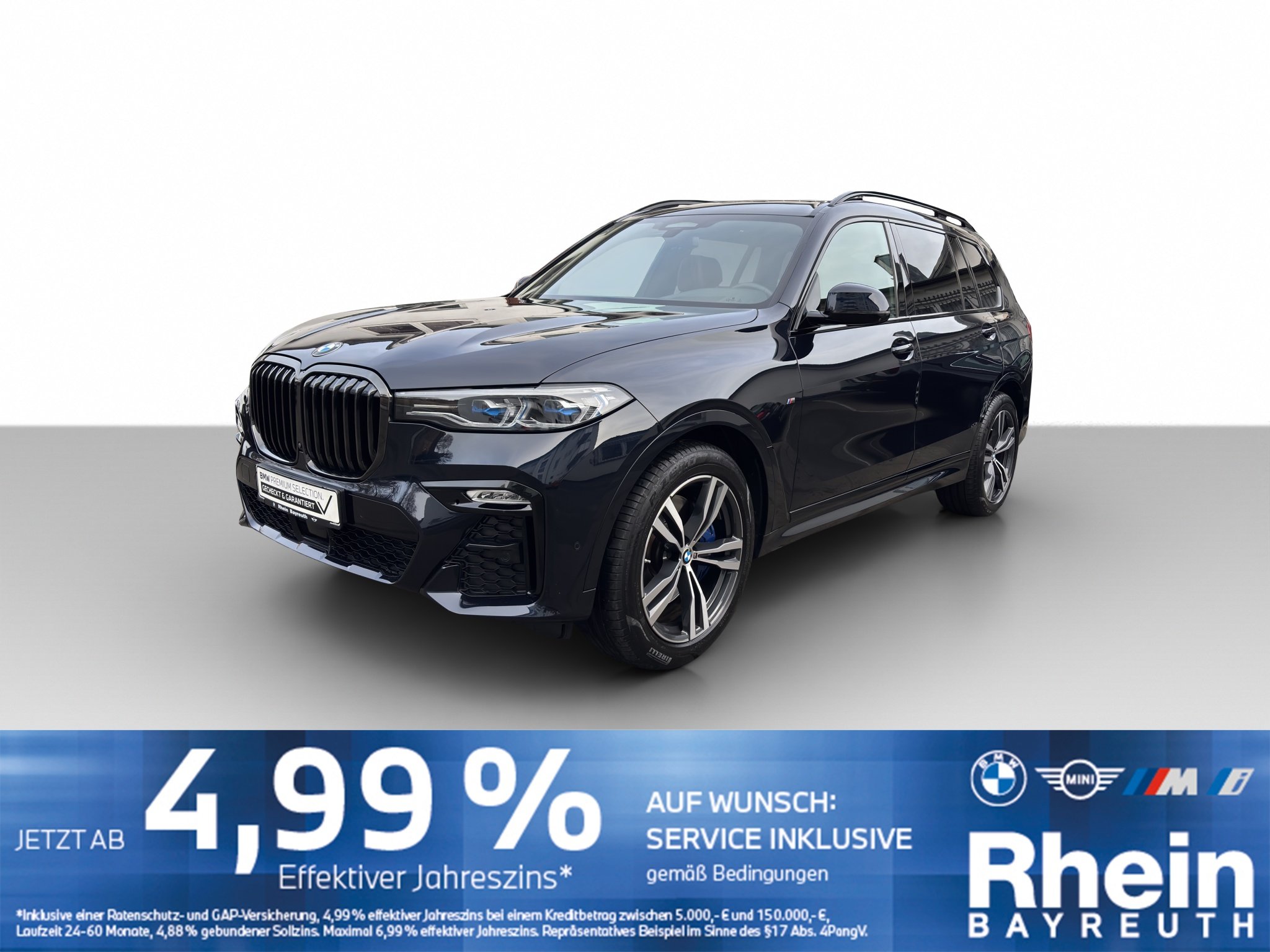 BMW X7 M50i Navi Laser Pano Sky GSD HUD Soft Close