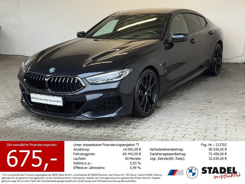 BMW M850i xDrive Gran Coup Navi.Laser.360.ACC.SoCl