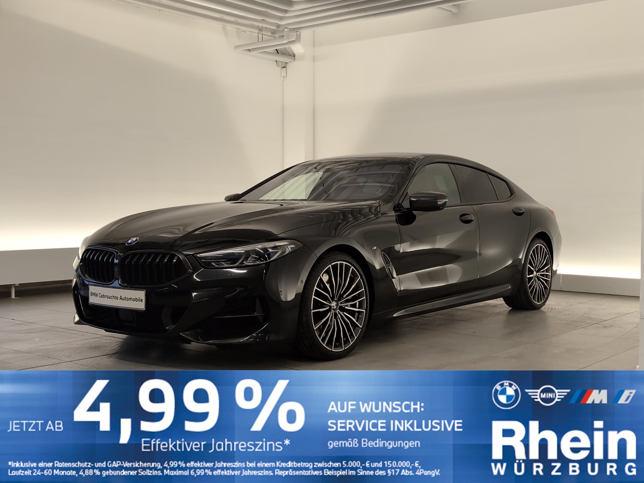 BMW M850i xDrive Gran Coup Navi/Laser/H&K/Pano/WLAN