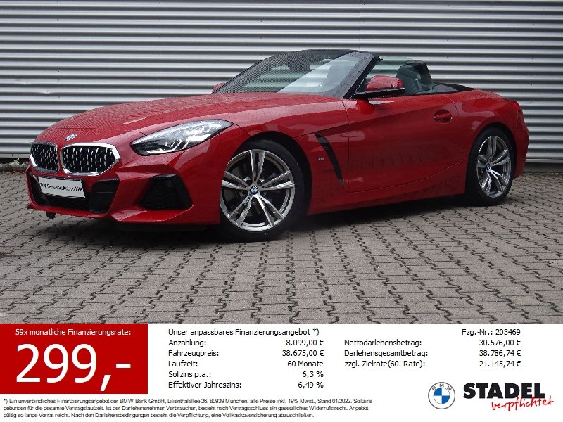 BMW Z4 sDrive20i M Sport ACC adLED M-Sitze Kamera