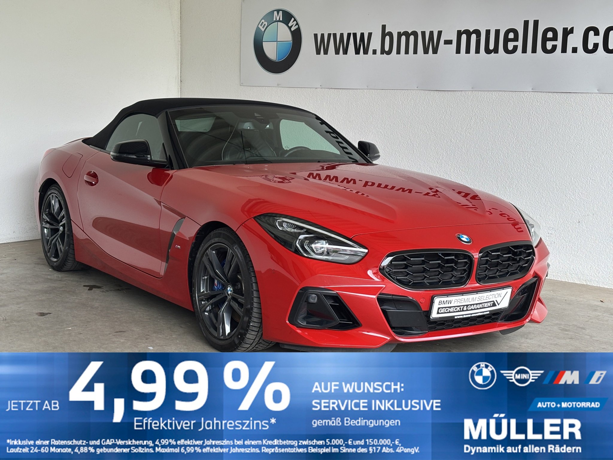 BMW Z4 M40i SAG ACC/HUD/LED+/K-ZUG/MEMO/CAM/M-Bremse