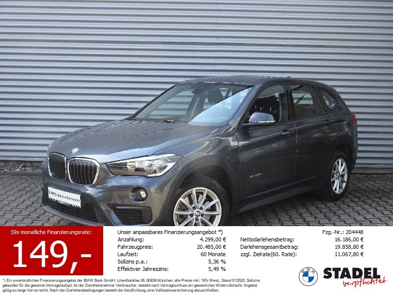 BMW X1 xDrive20i 1.Hand! Navi Parkassist Sportsitz