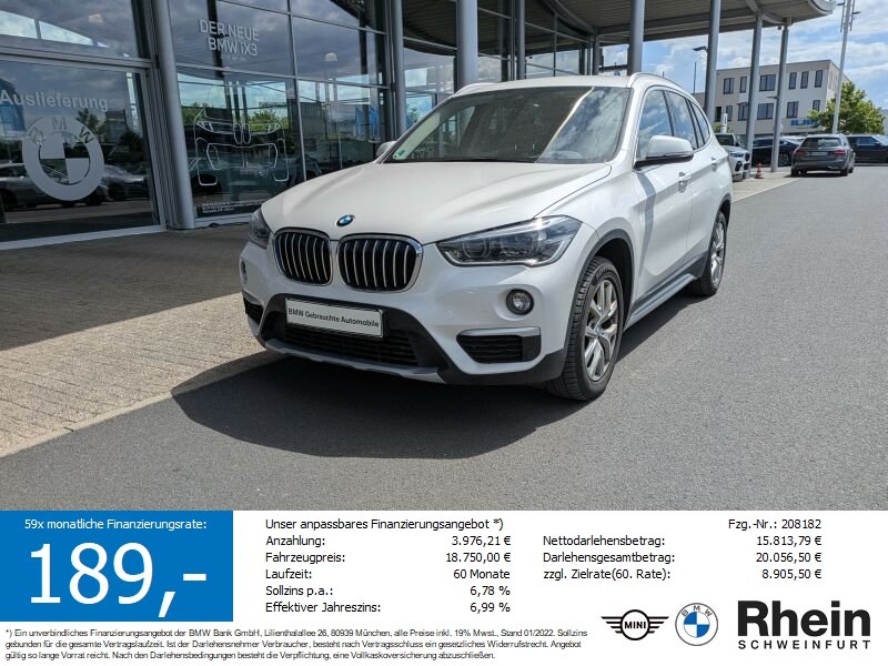 BMW X1 xDrive20d xLine Navi.Teilleder.Driv.Ass.Plus