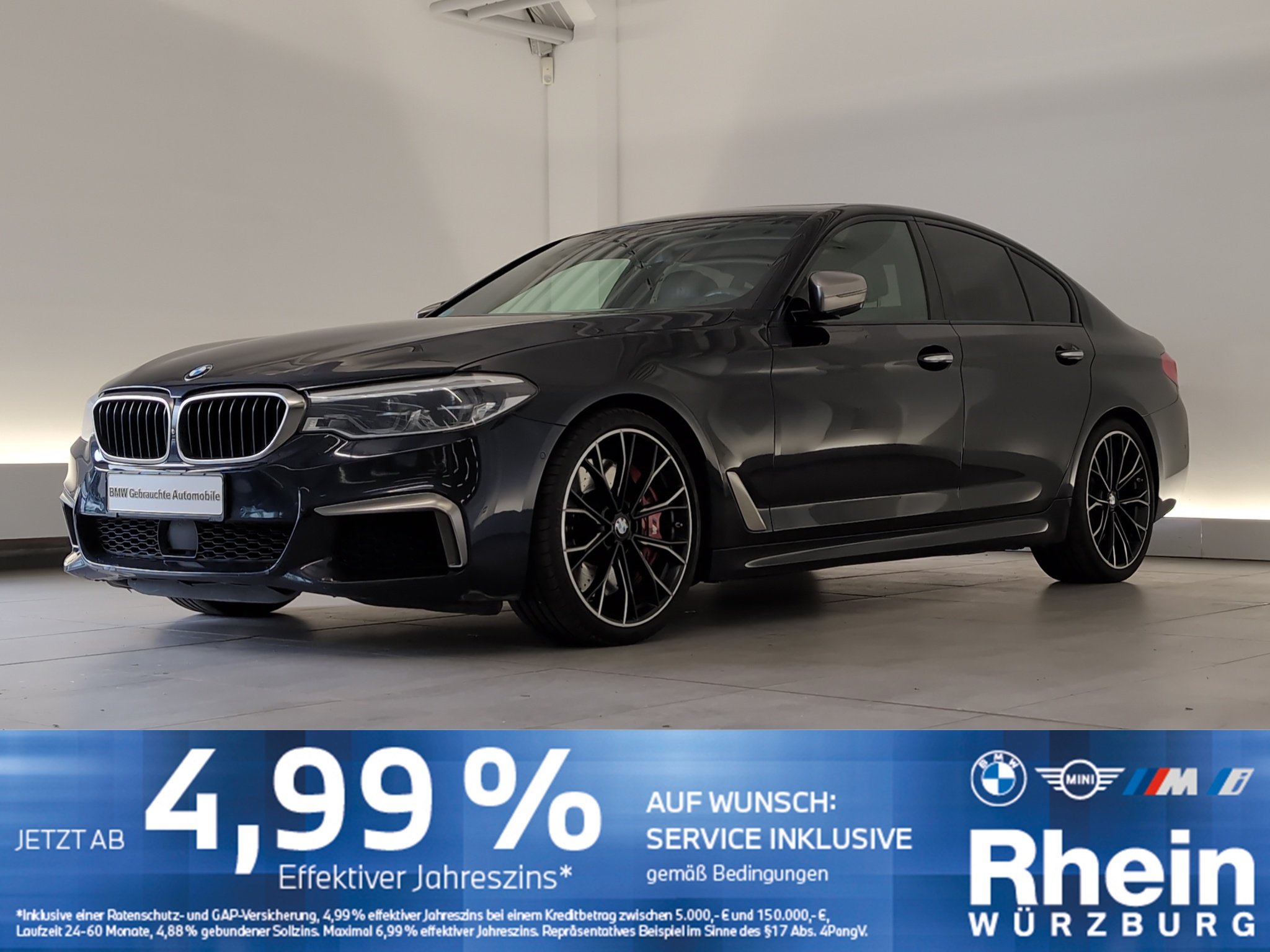 BMW M550i xDrive Limousine Navi/LED/AHK/360/RFK/HuD