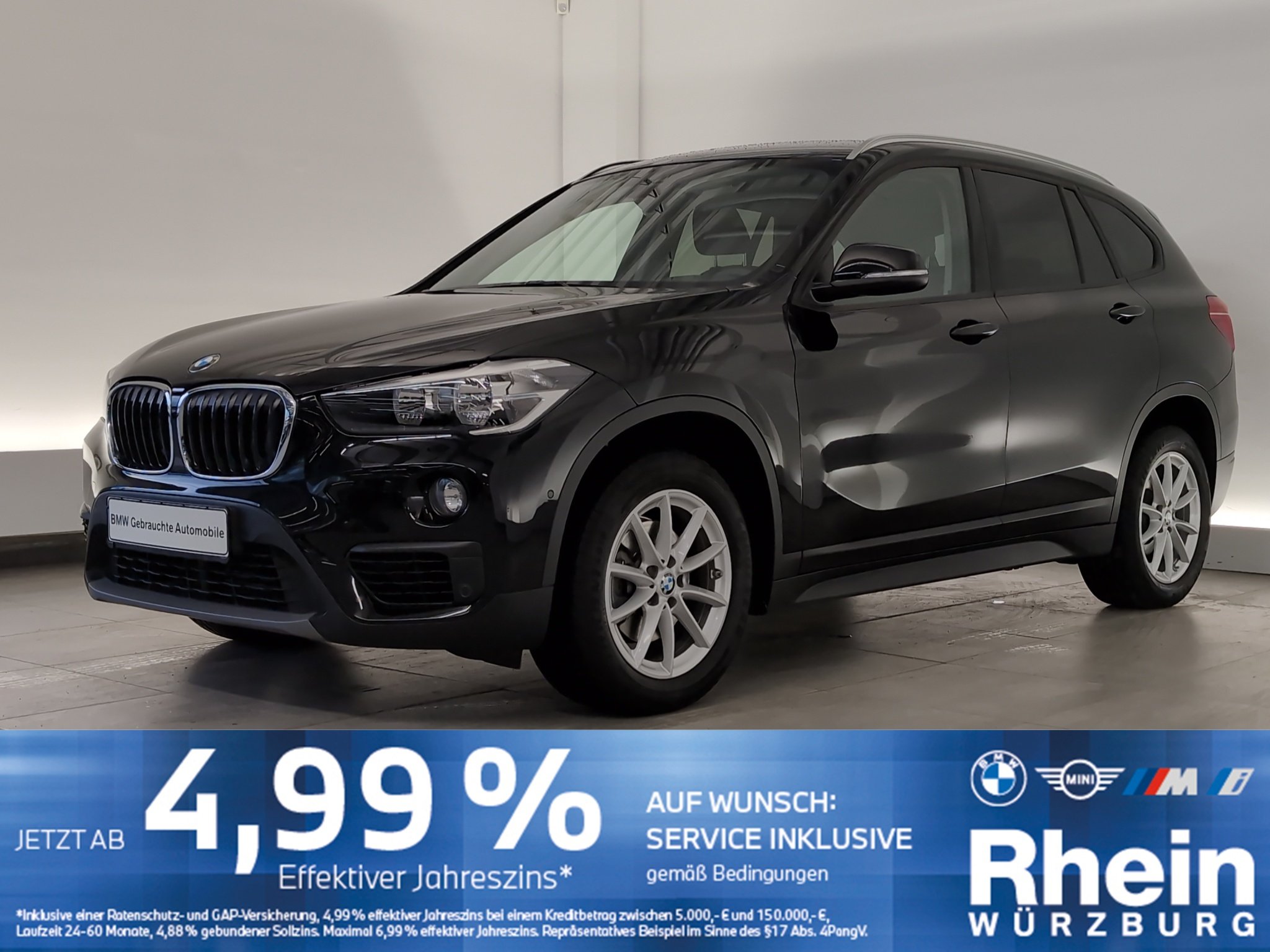 BMW X1 sDrive 18i Navi/LED/AHK/SHZ/PDC vo+hi/