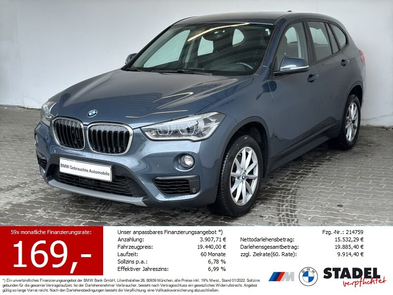 BMW X1 sDrive20iA Advantage LED.Sitzheizung.ParkAss