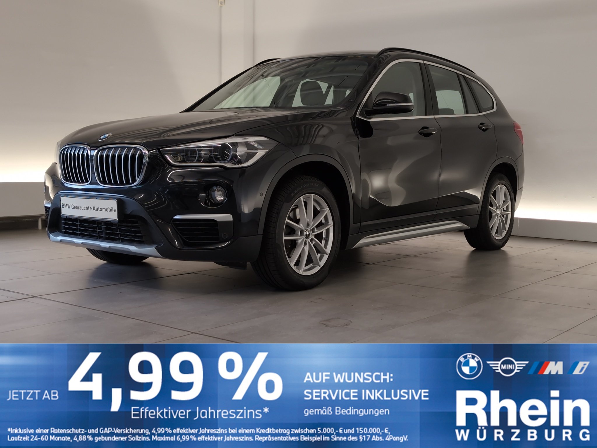 BMW X1 xDrive18d X Line Navi/LED/SHZ/PDCvo+hi/SLI