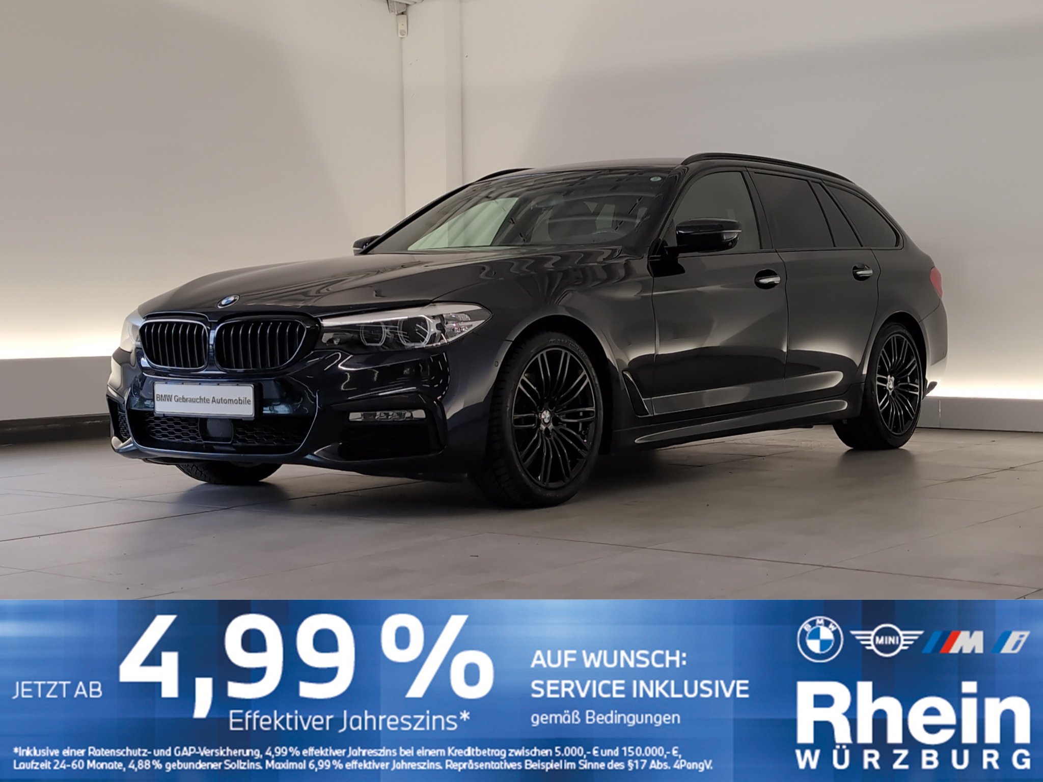 BMW 520d Touring M Sport Navi/LED/AHK/360/SHZ/HuD