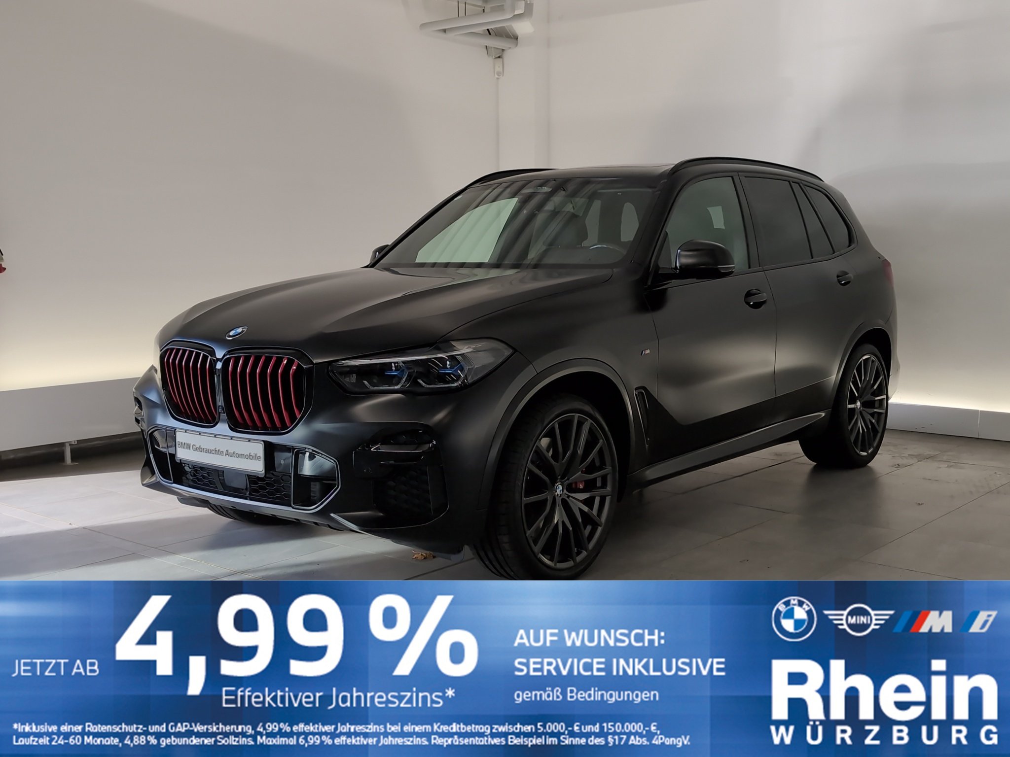 BMW X5 M50i Black Vermilion Edition